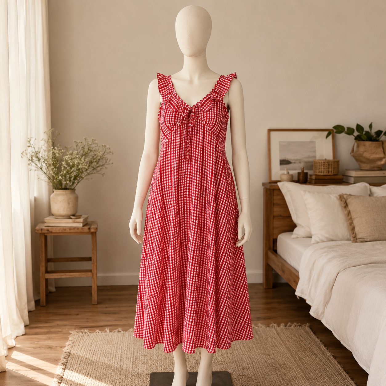 The Layali Ruffle Maxi Dress