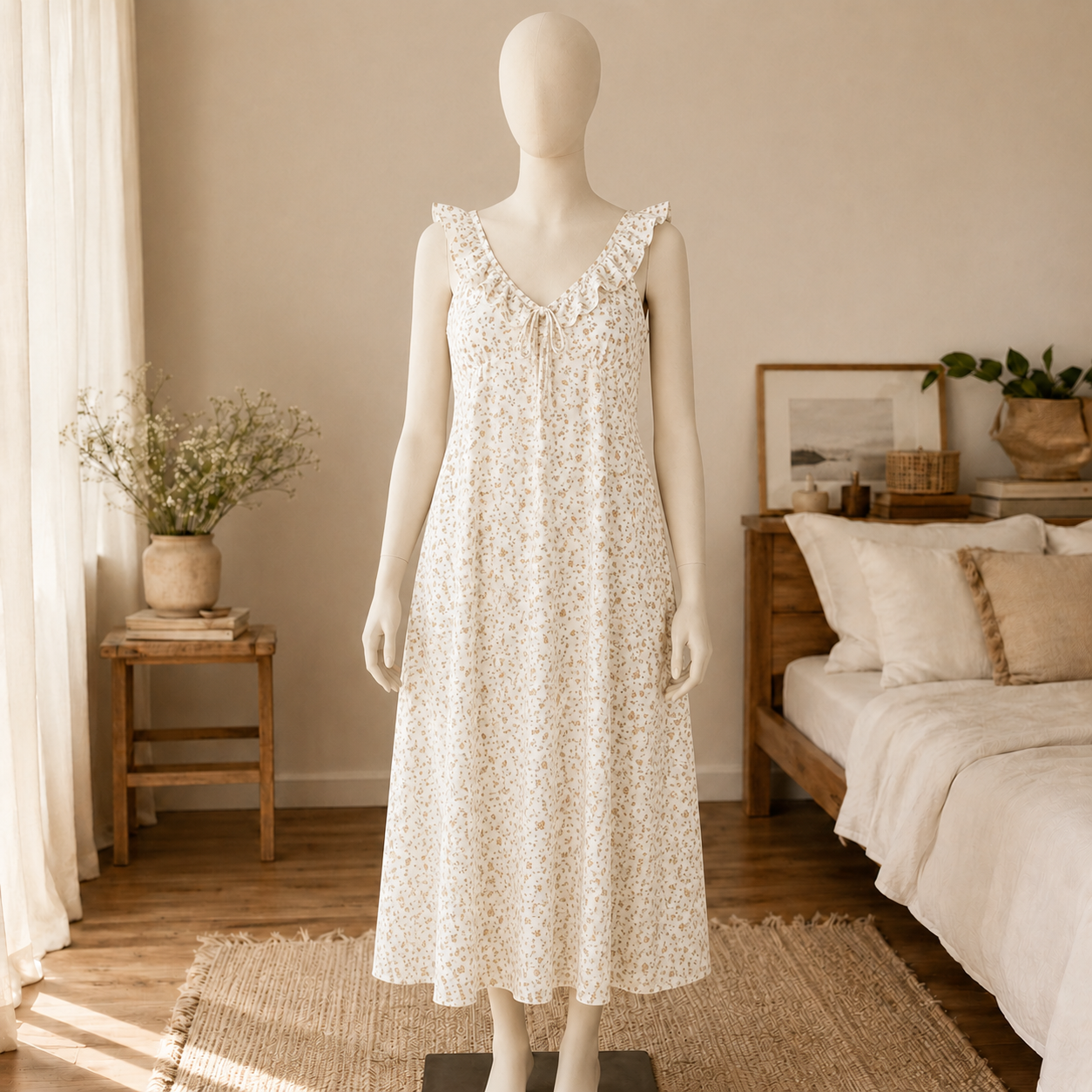 The Layali Ruffle Maxi Dress