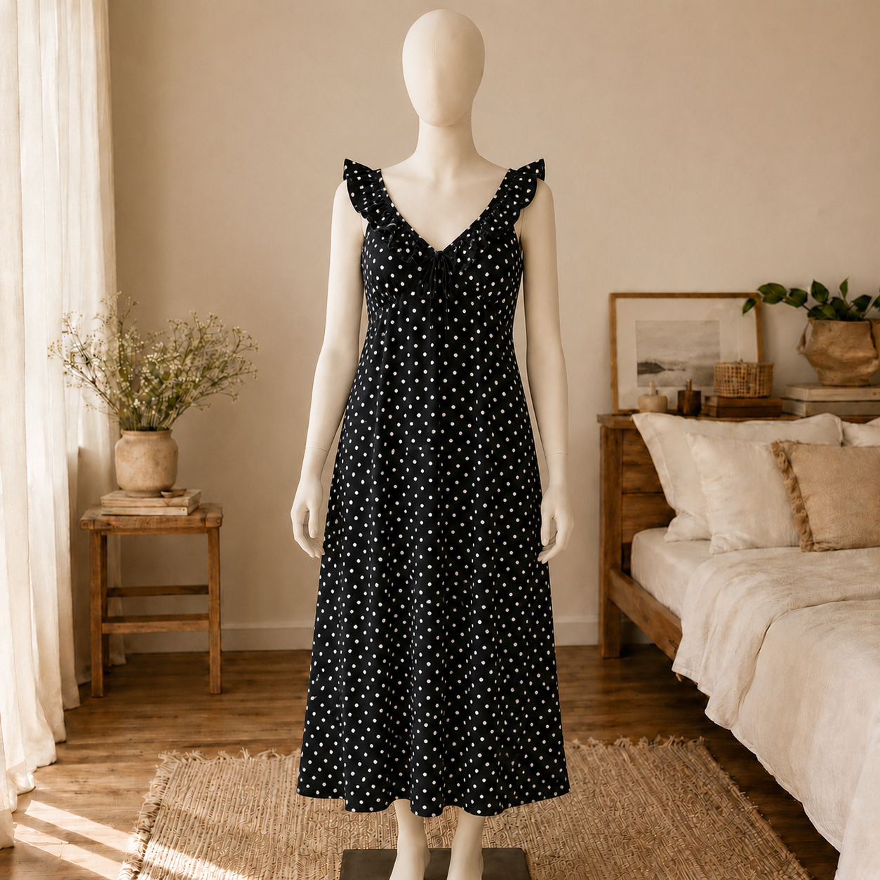The Layali Ruffle Maxi Dress