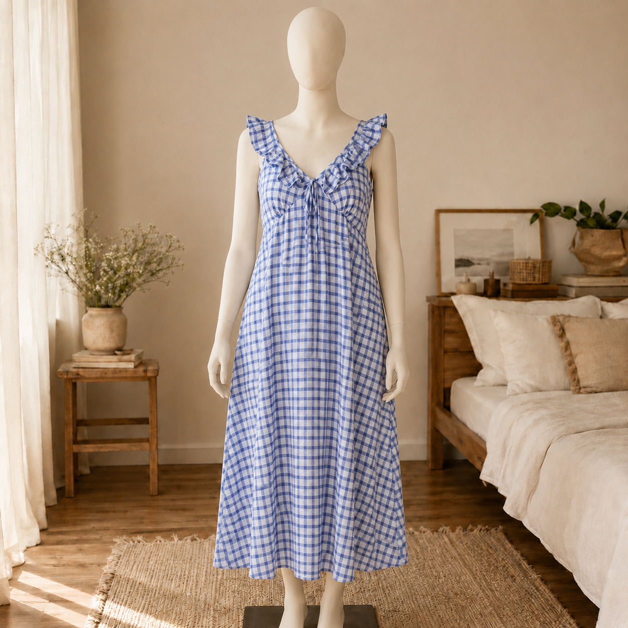 The Layali Ruffle Maxi Dress