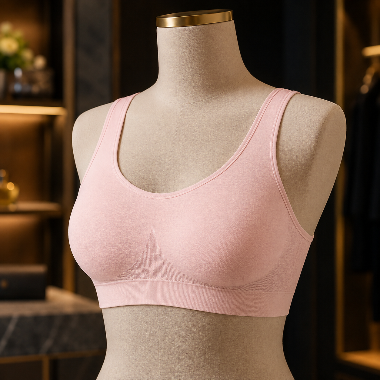 T&M Wireless Bras for Women - Full Support Seamless Bralette, Compression Sports Bra, Wirefree Bralette
