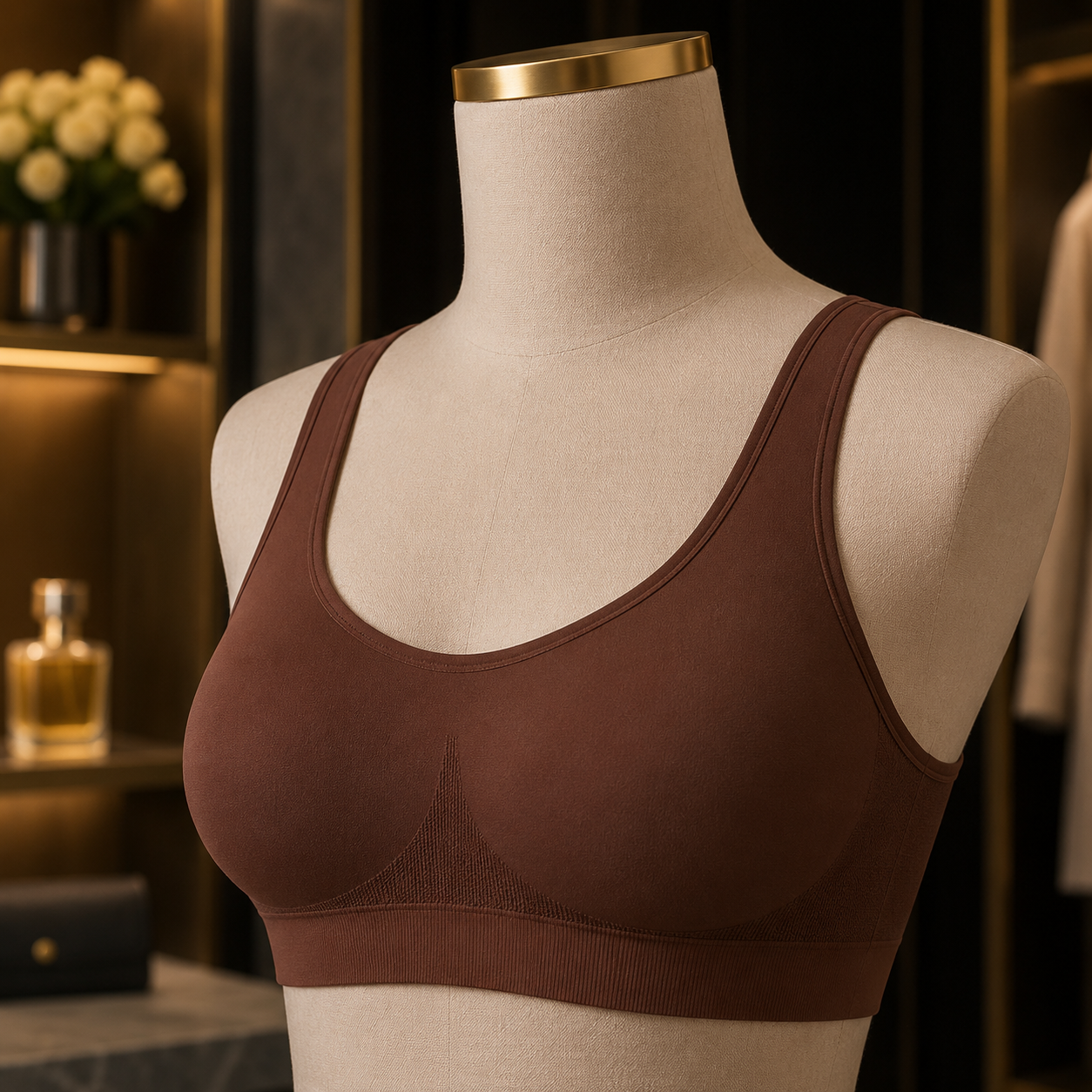 T&M Wireless Bras for Women - Full Support Seamless Bralette, Compression Sports Bra, Wirefree Bralette