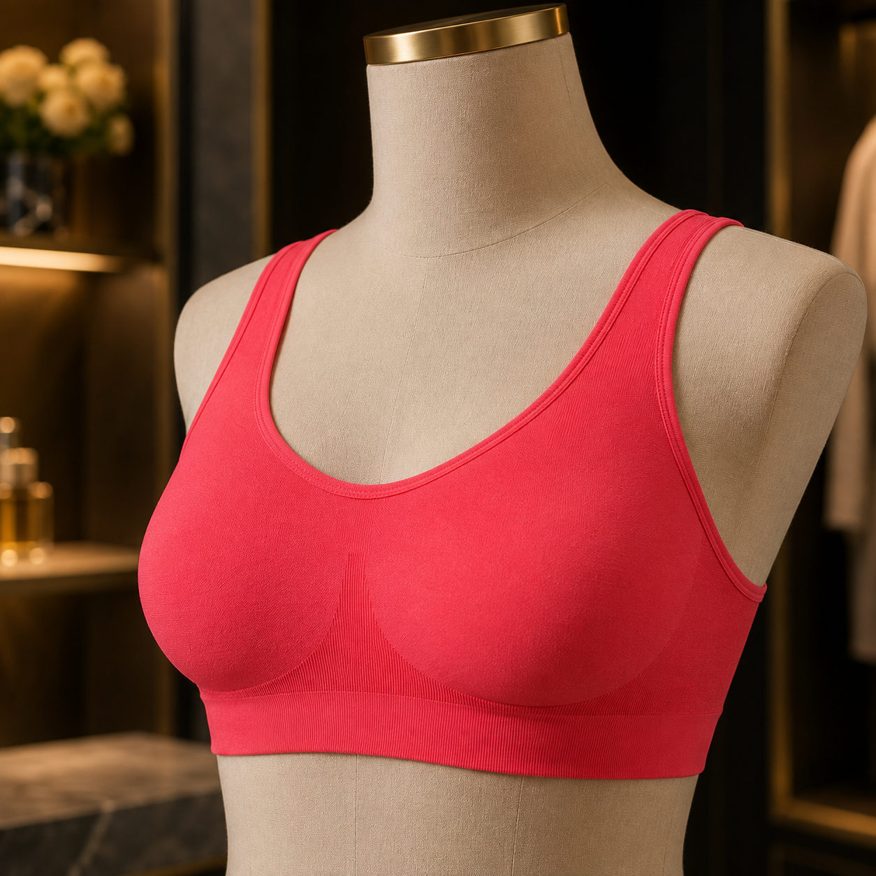 T&M Wireless Bras for Women - Full Support Seamless Bralette, Compression Sports Bra, Wirefree Bralette